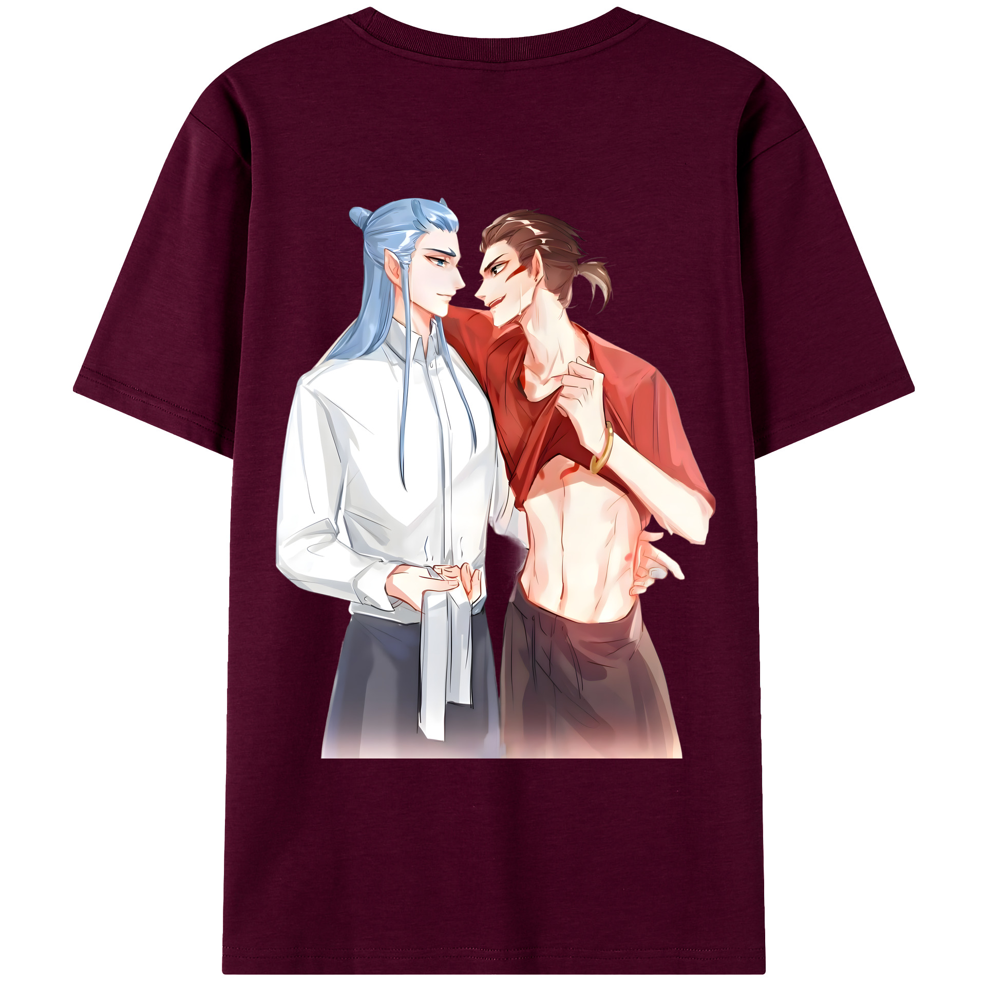 （画像用） Ne Zha 2 ナタ 魔童の大暴れ レディース半袖Tシャツ(バックプリント)